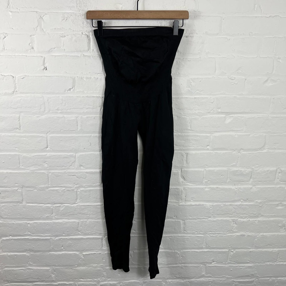 Belly Bandit Women's Wide Waistband Pull-On Leggings Stretch Black Size S